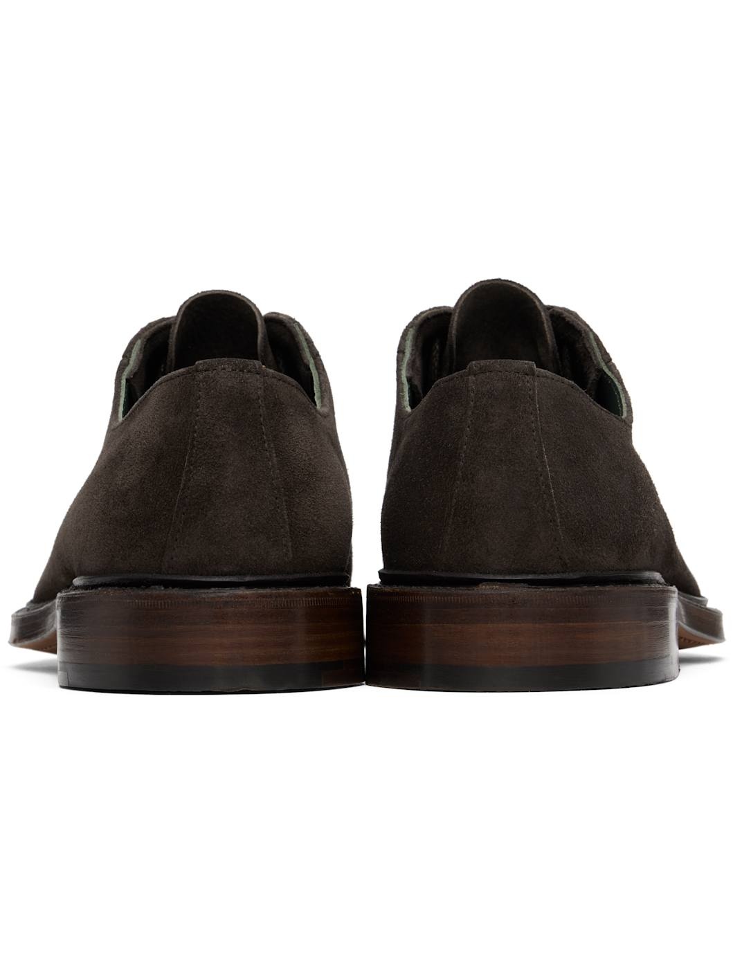 Brown Suede August Goodyear Welted Derbys - 2