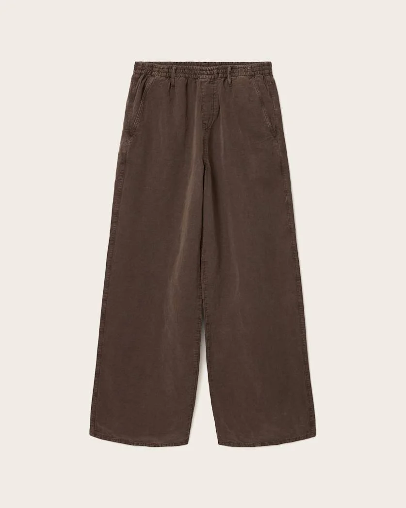 KORTEN LOOSE FIT LINEN BLEND PANTS - 1