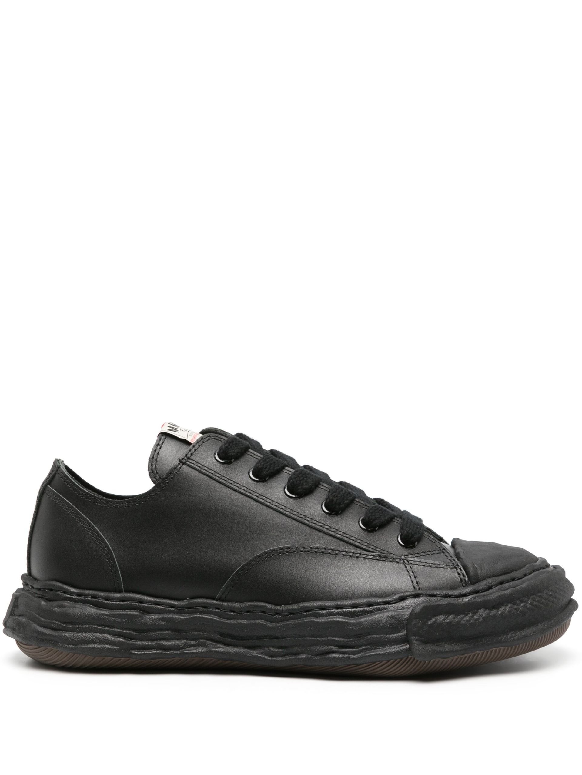 Black Peterson 23 Original Sole Leather Sneakers - 1