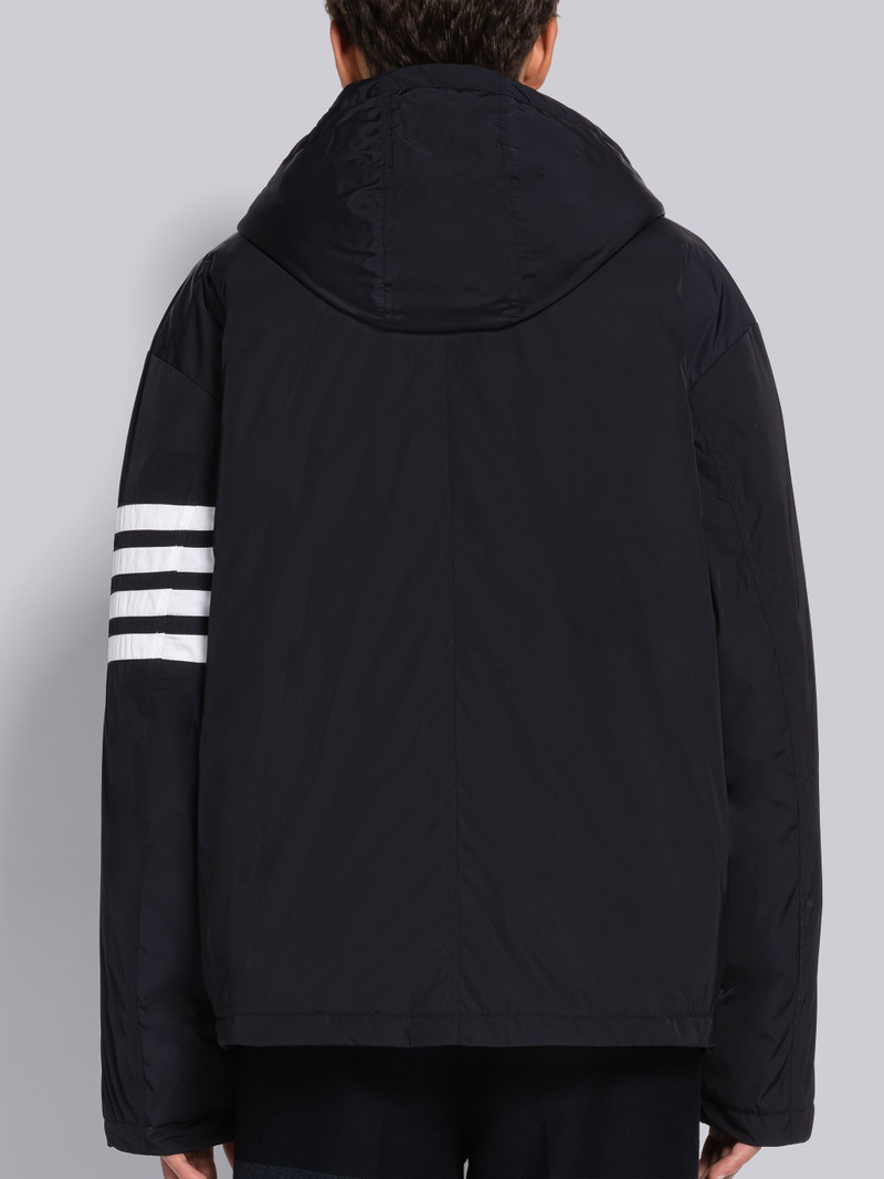 Thom Browne POLY TWILL 4-BAR DOWN FILL ZIP UP HOODED JACKET outlook