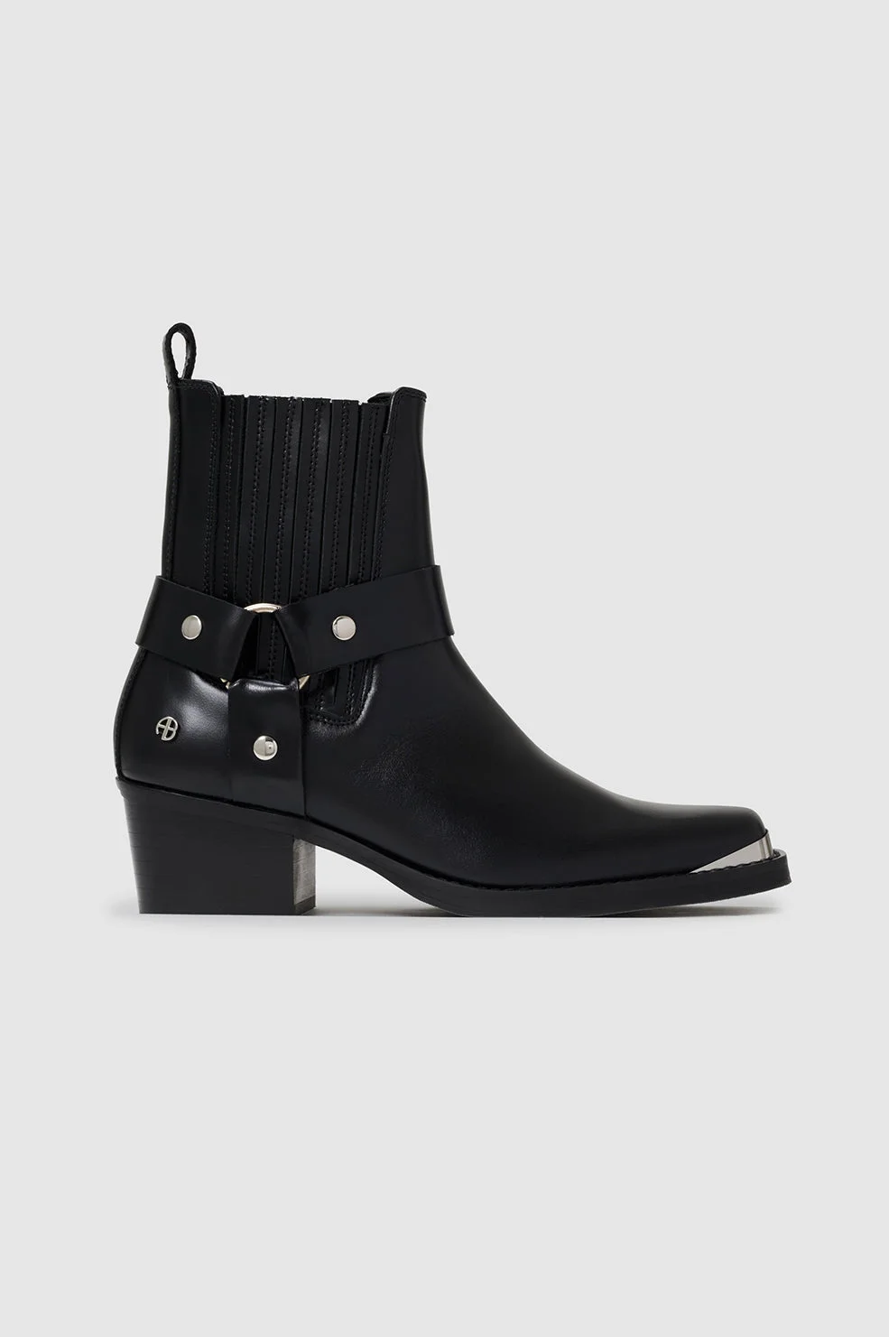Mid Biker Boots - Black - 1