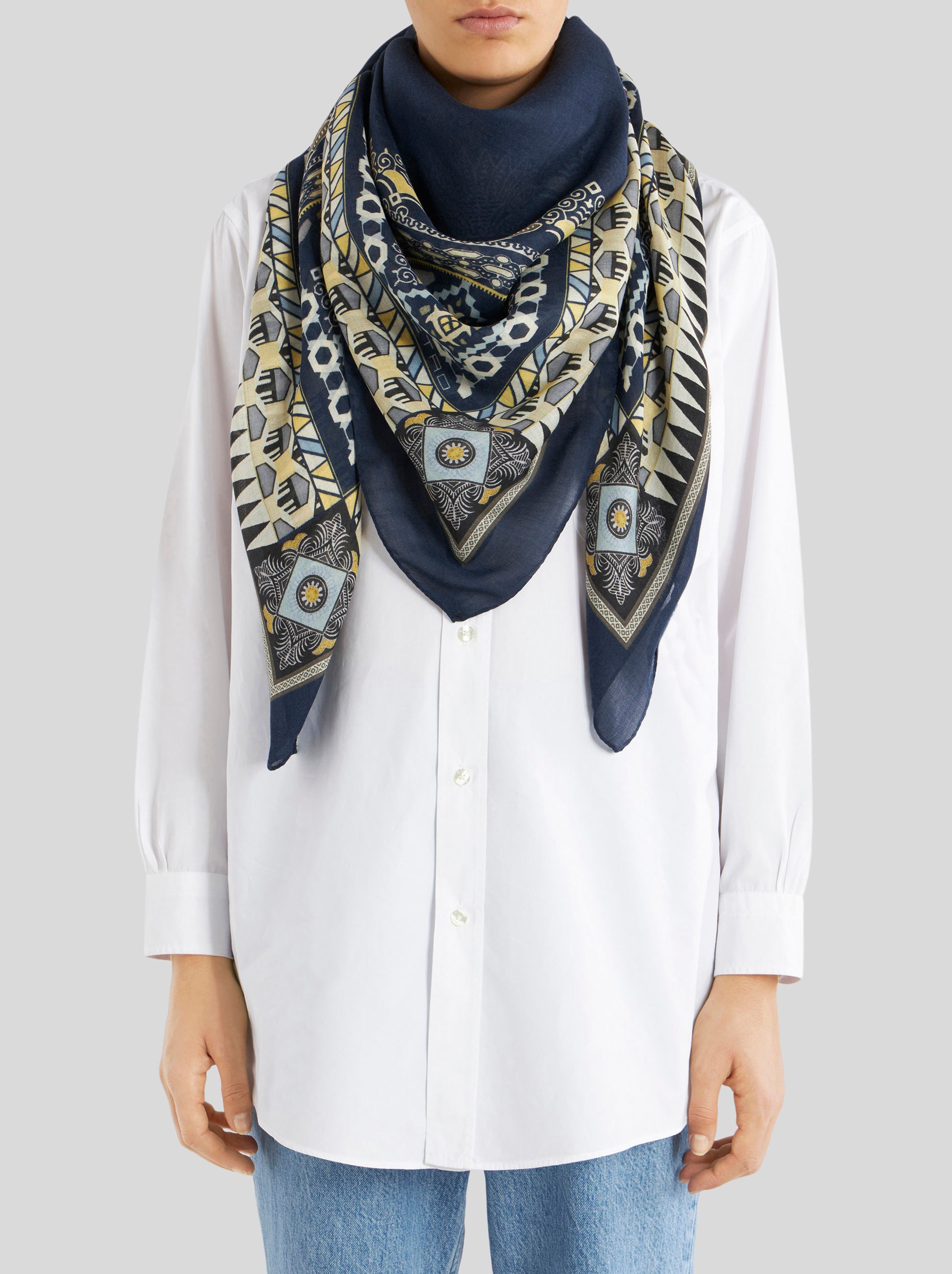 PLACED PRINT SHAWL - 2