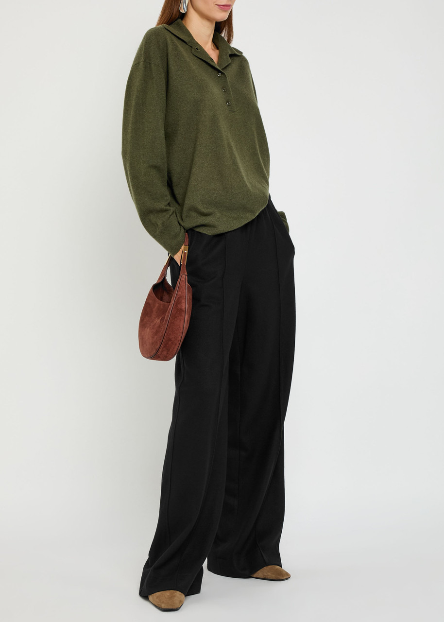 Vince Satin-trim Straight-leg Trousers - 4