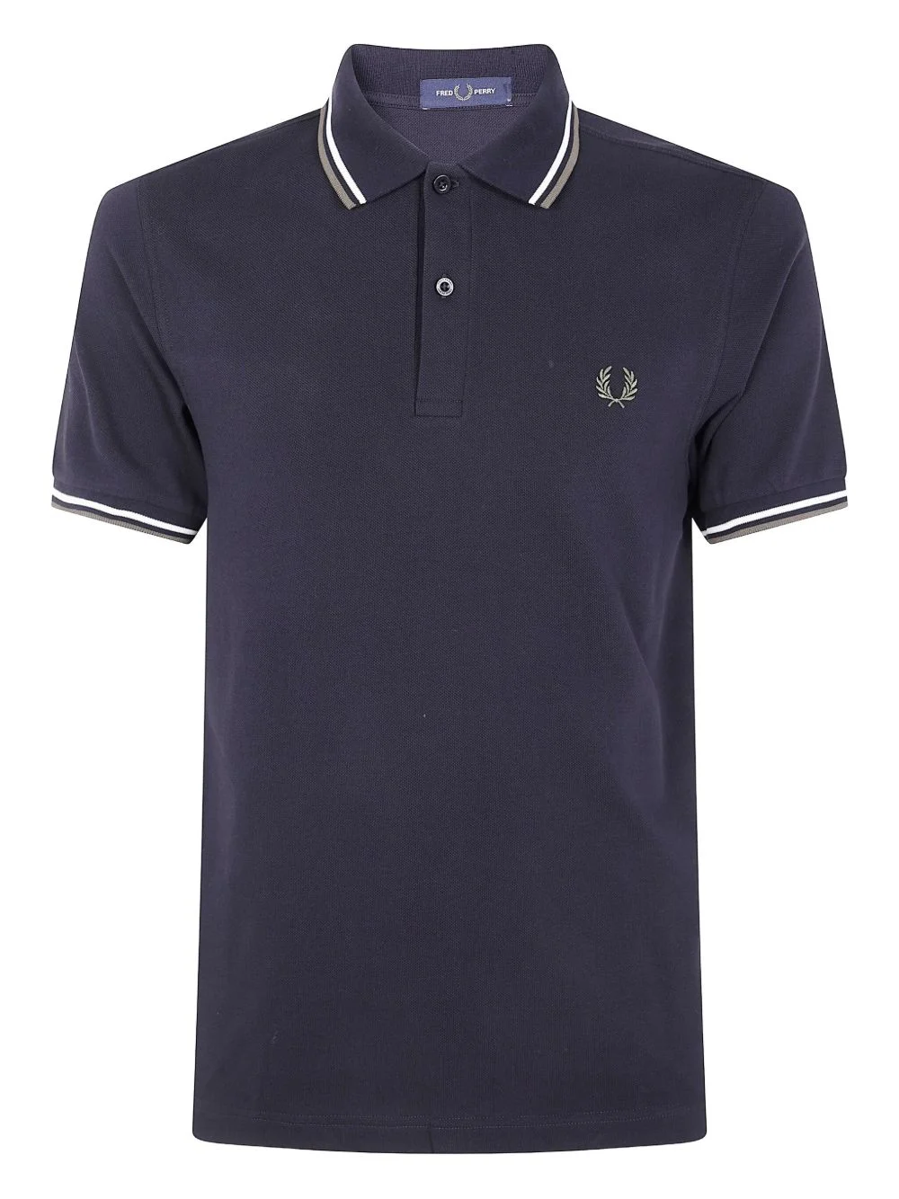 logo-detail polo shirt - 1
