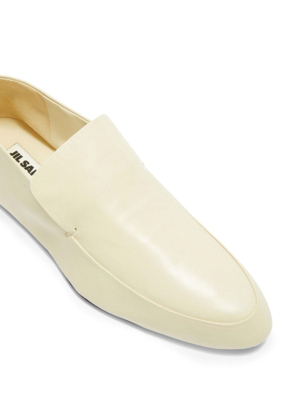 slip-on leather loafers - 5