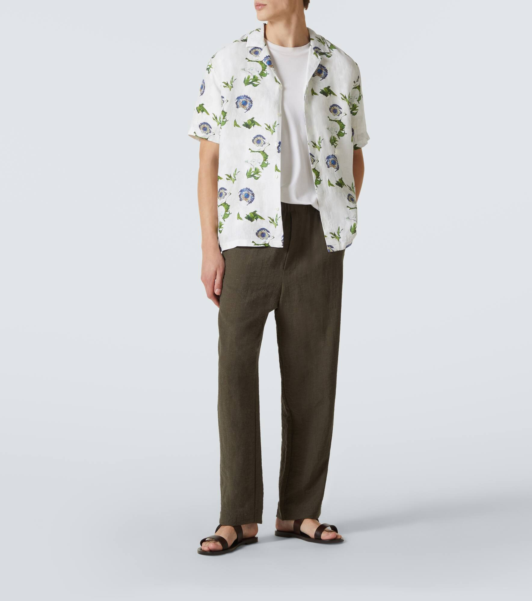 Maitan floral linen shirt - 2
