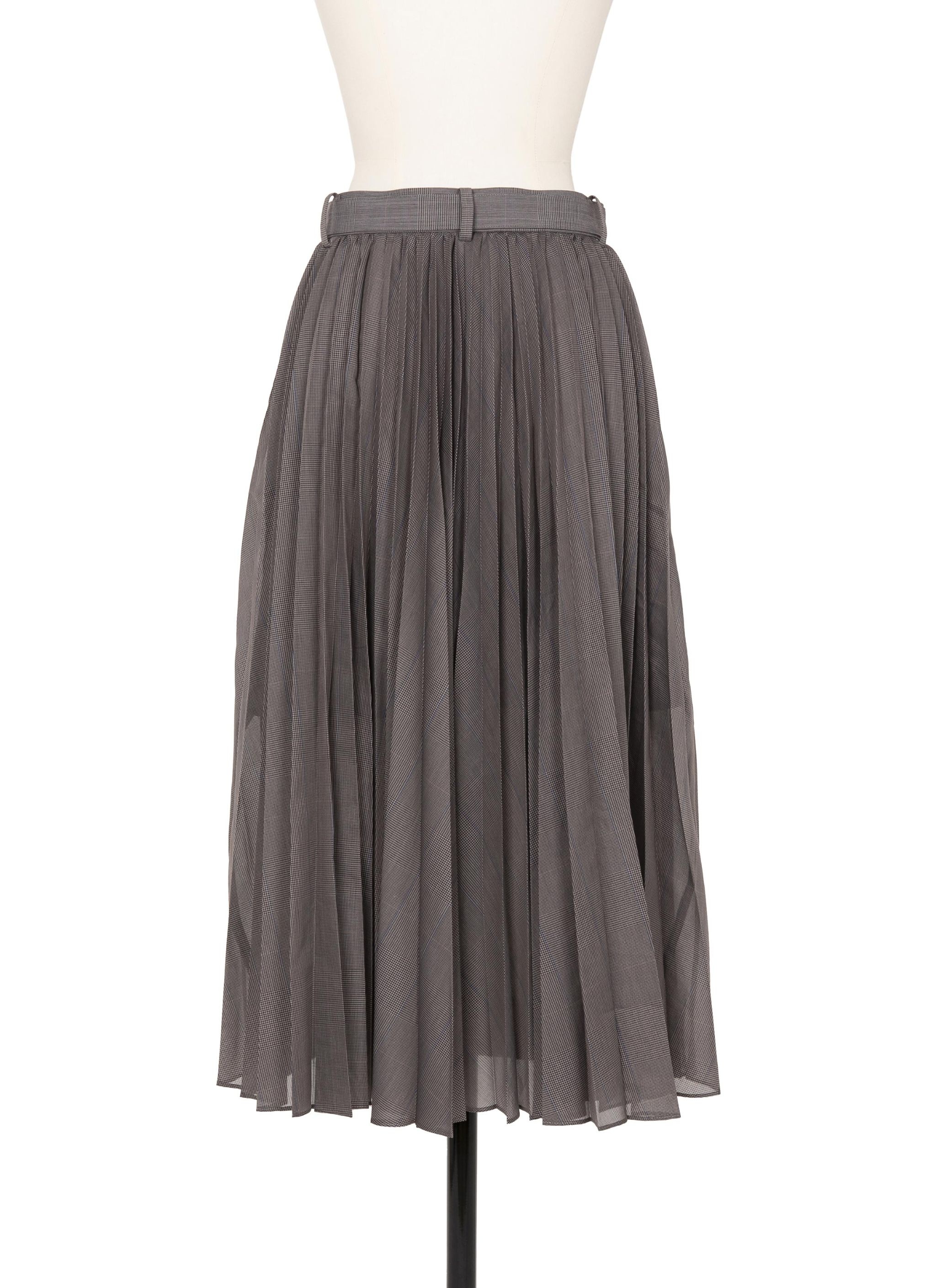 Chalk Stripe / Glencheck Skirt - 3