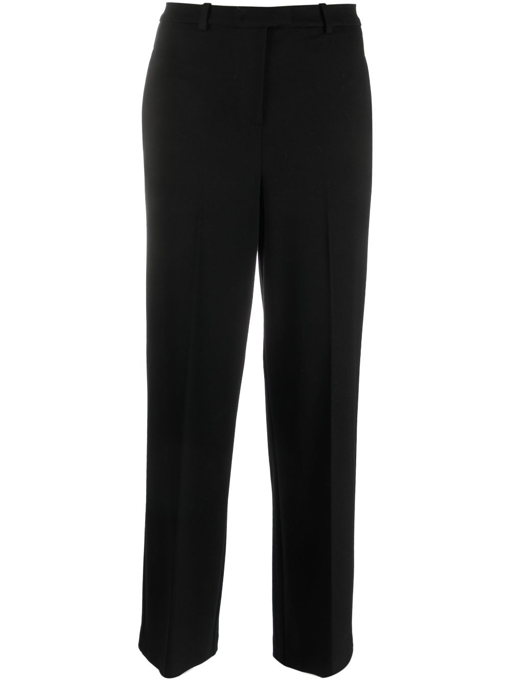 mid-rise straight-leg trousers - 1