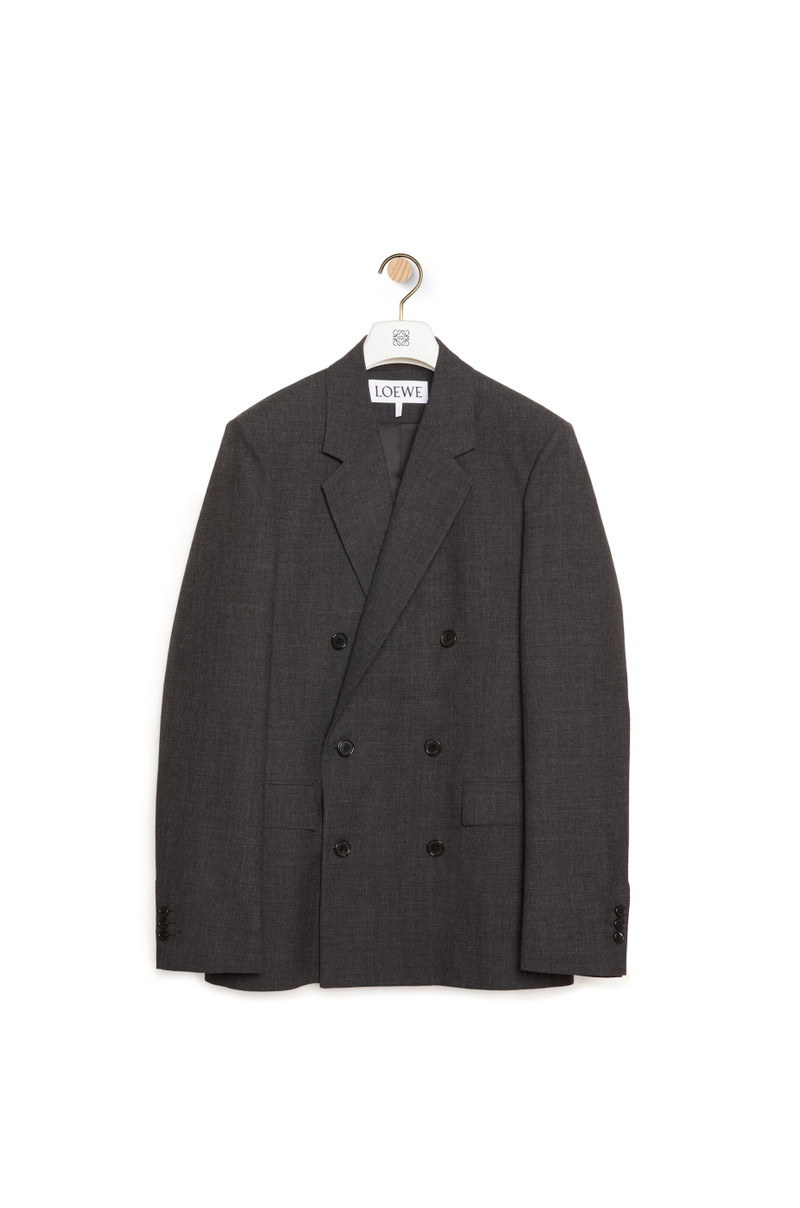 Double breasted jacket in wool 1