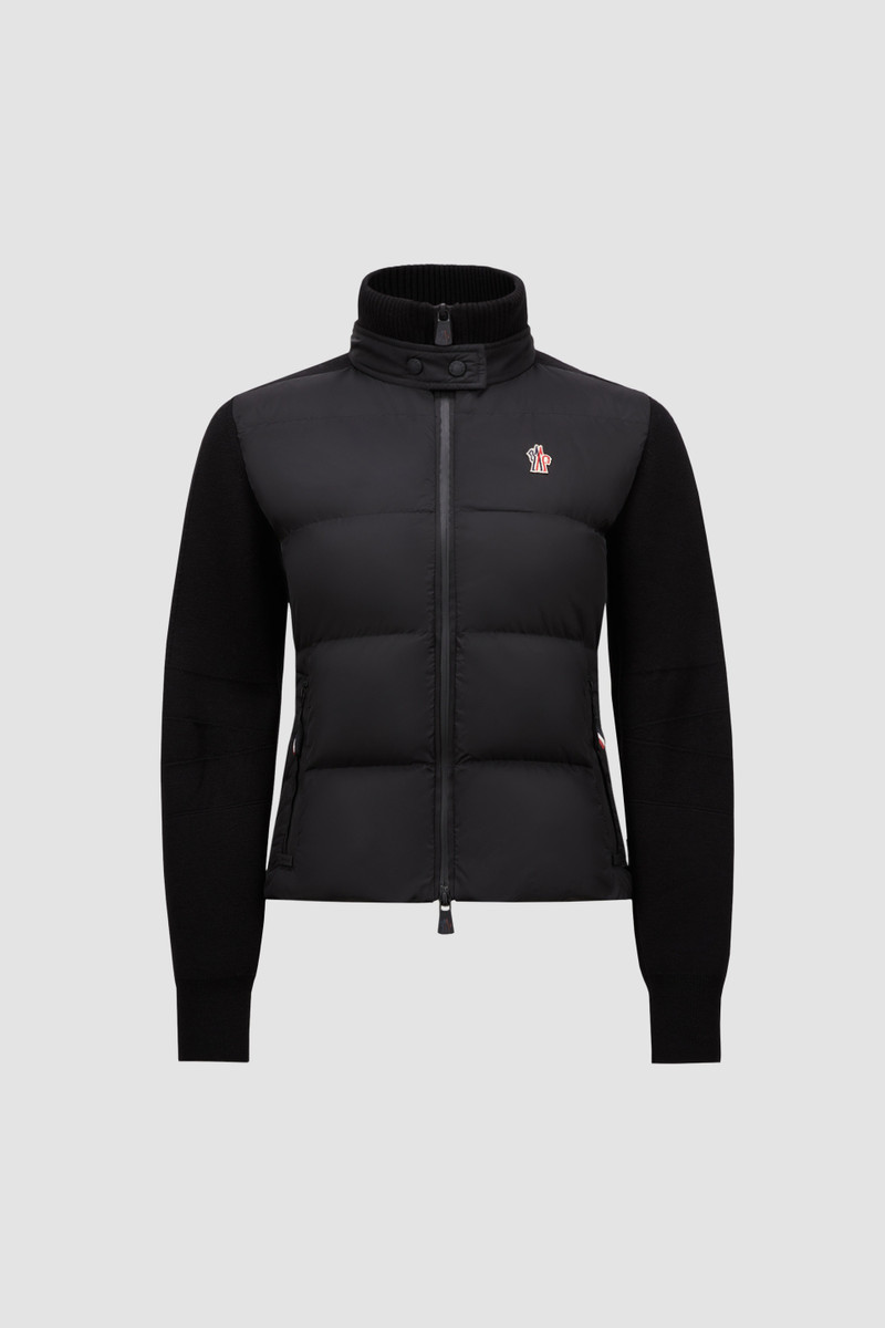 Padded Wool Zip-Up Cardigan 1