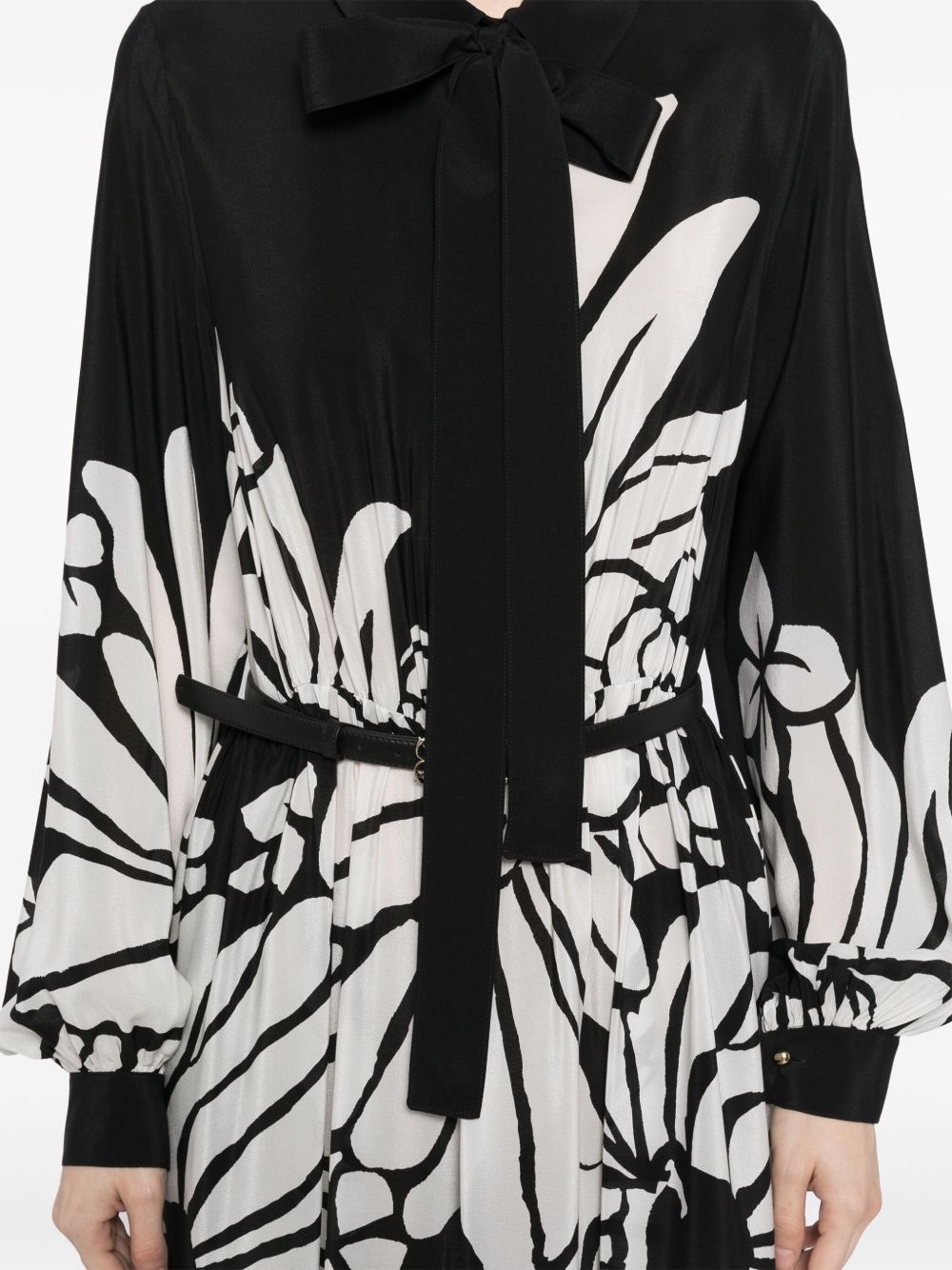 printed silk dress - 5