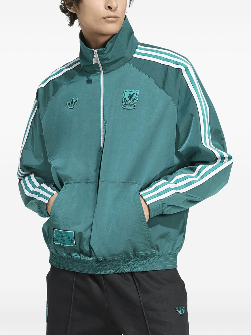 adidas logo-patch jacket outlook