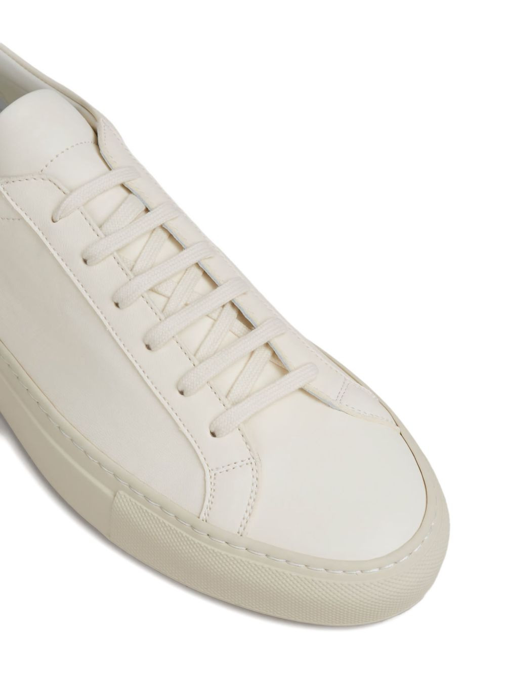 leather upper sneakers - 3