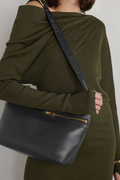 TOM FORD Medium debossed leather shoulder bag outlook