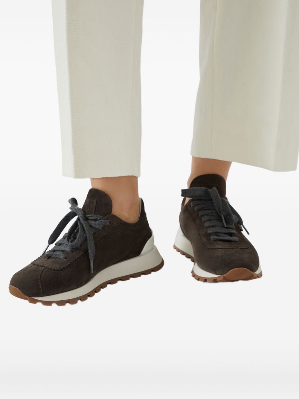 suede sneakers - 5