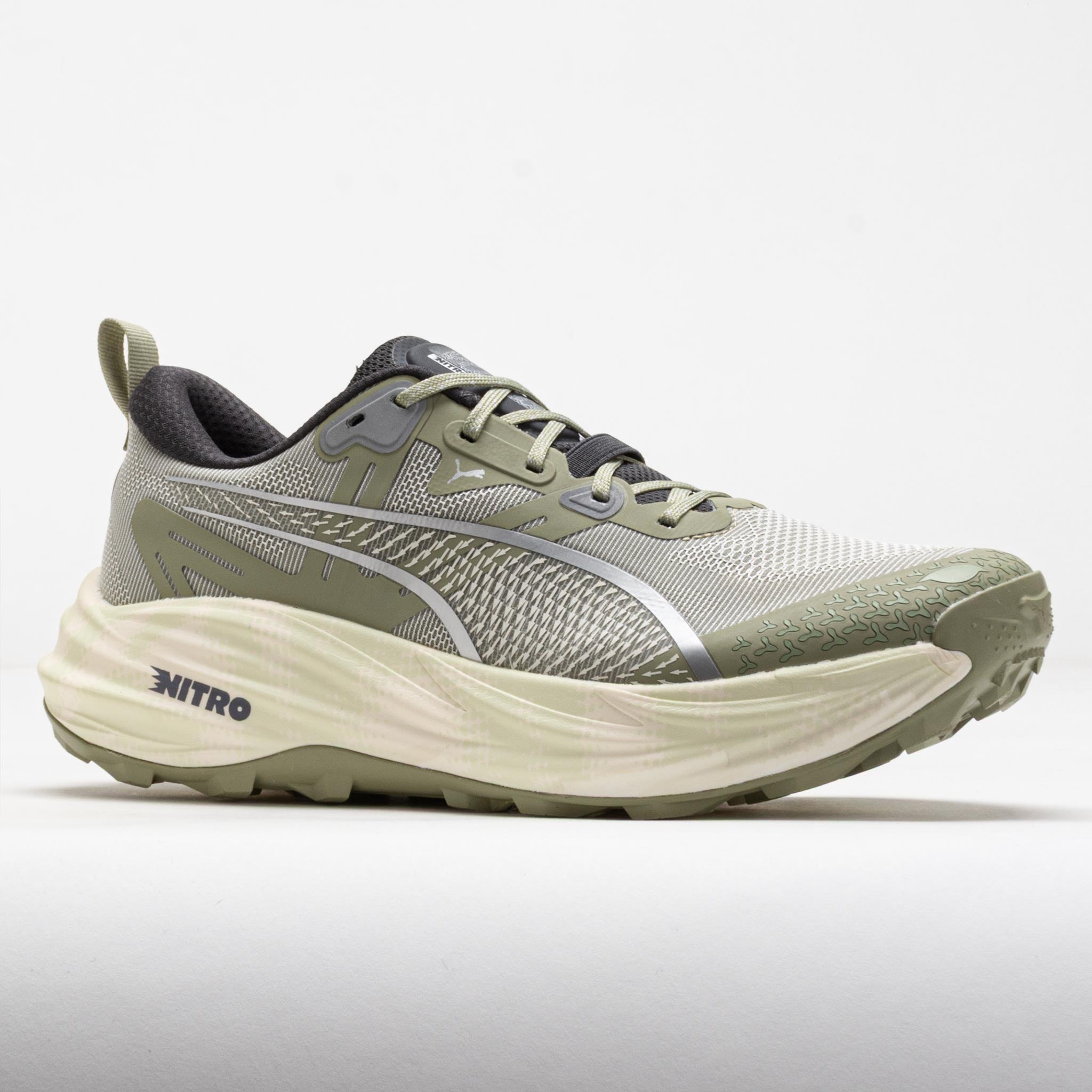 Puma Voyage NITRO 4 Men's Lux Army/Warm White/Dusky Gray - 5