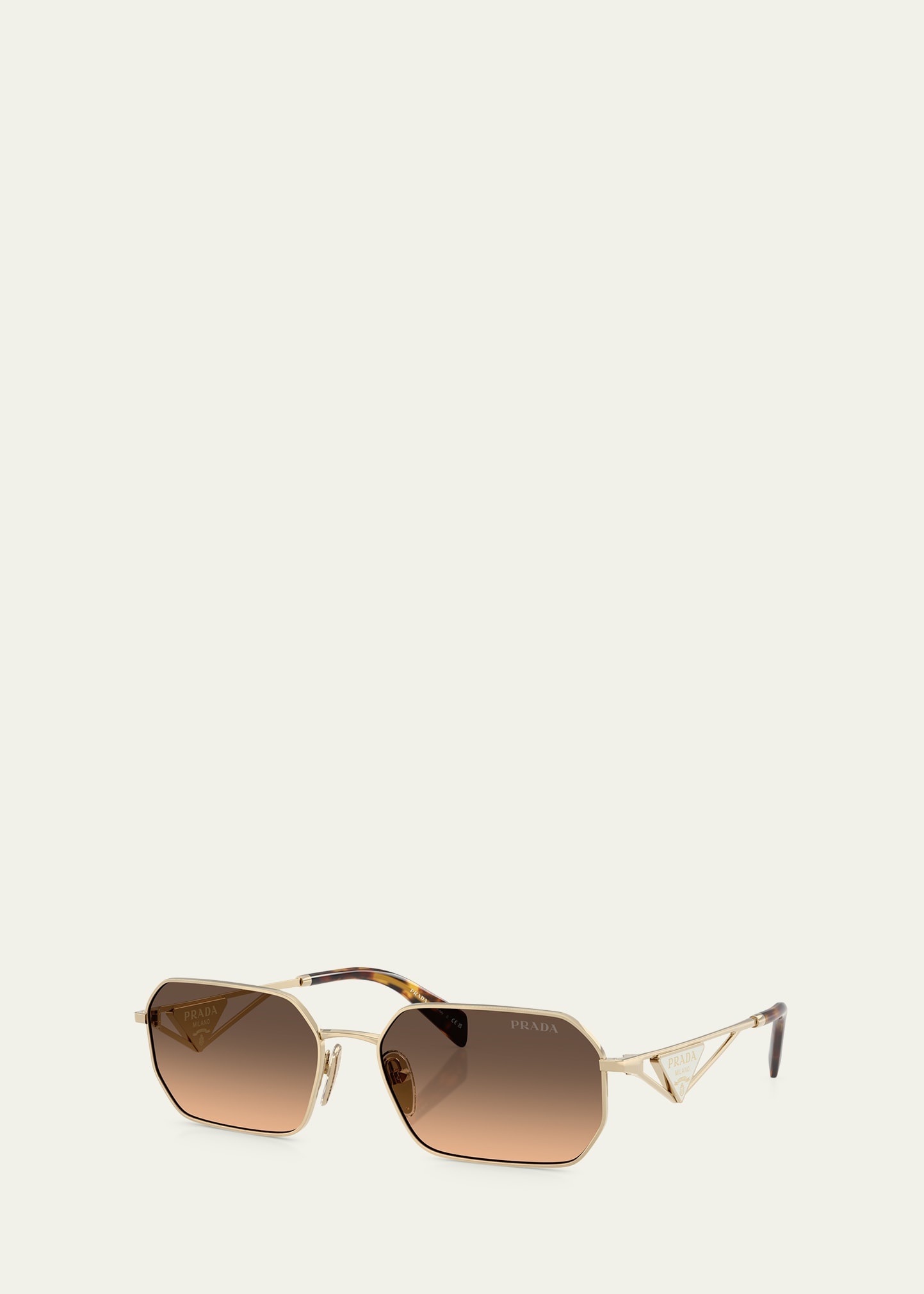 Metal & Plastic Rectangle Sunglasses - 2