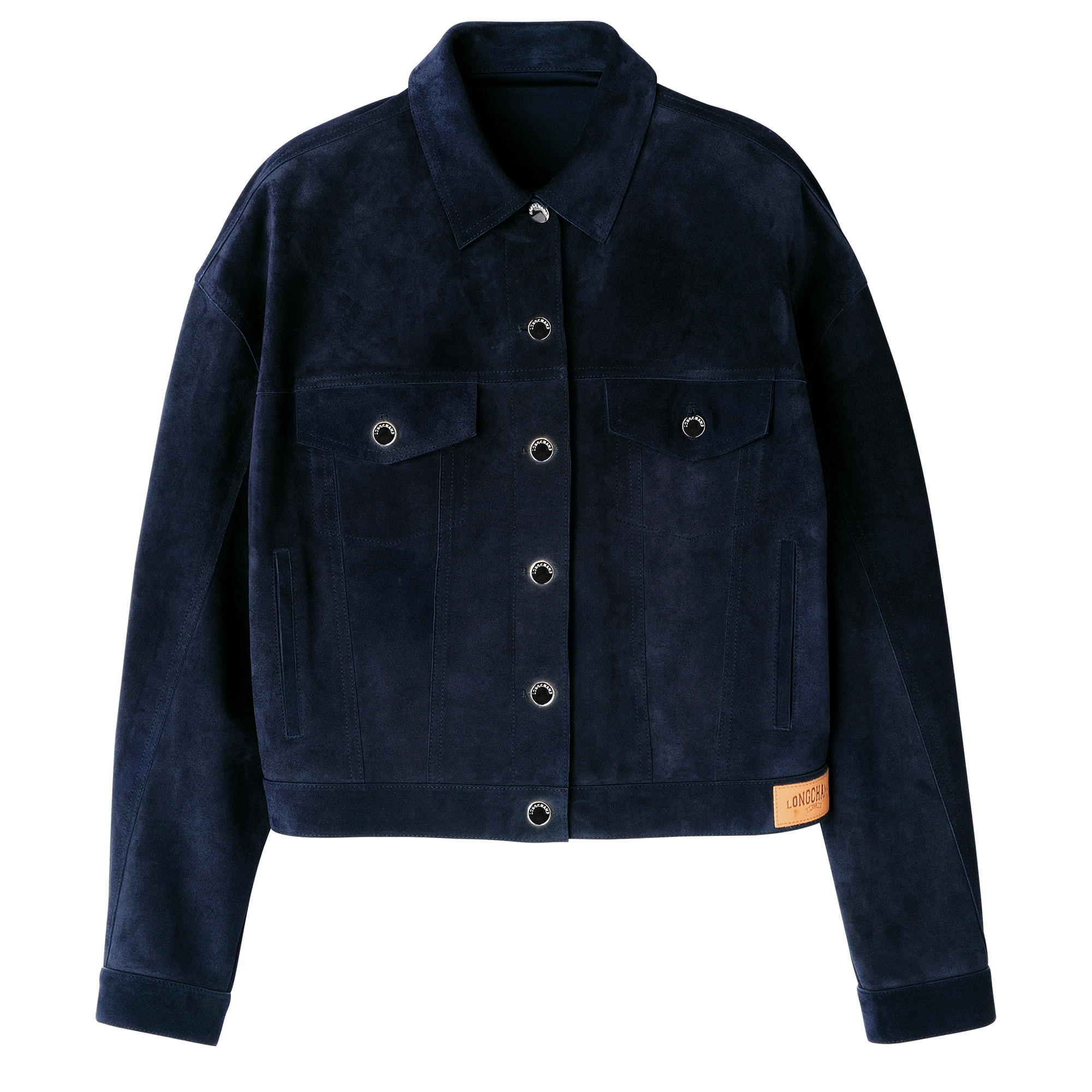 Jacket Navy - Leather - 1