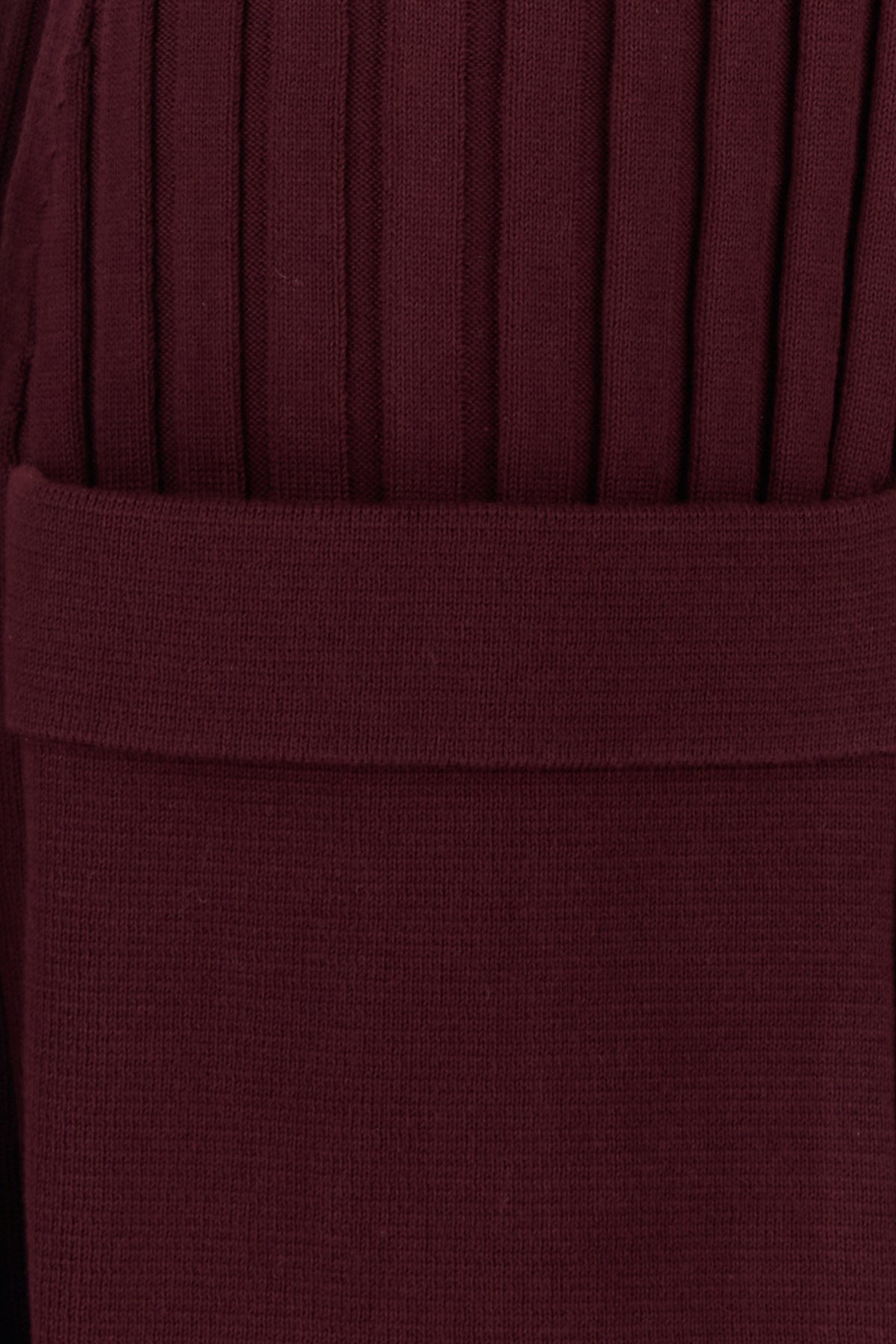 Burgundy cotton cardigan - 3