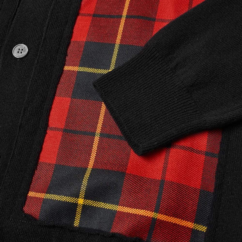 Comme des Garcons SHIRT Tartan Panel Cardigan - 2