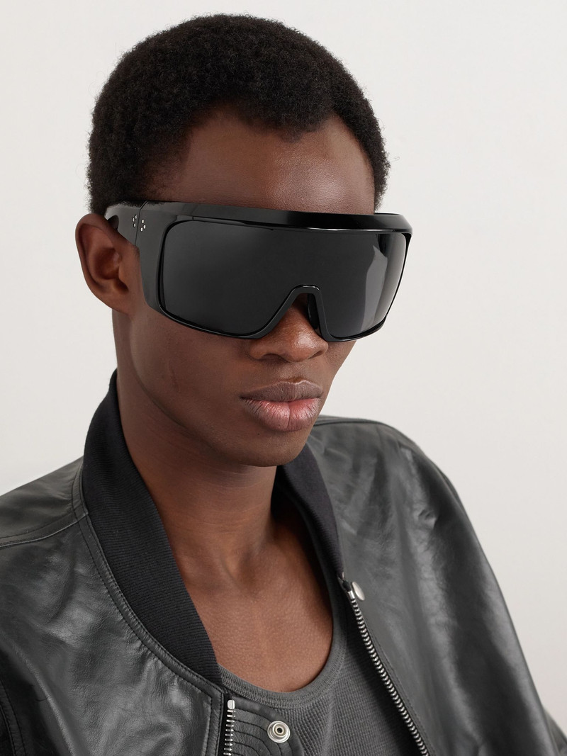 JACQUES MARIE MAGE Stanley Kubrick 2001: A Space Odyssey Oversized D-Frame Acetate Sunglasses Black outlook