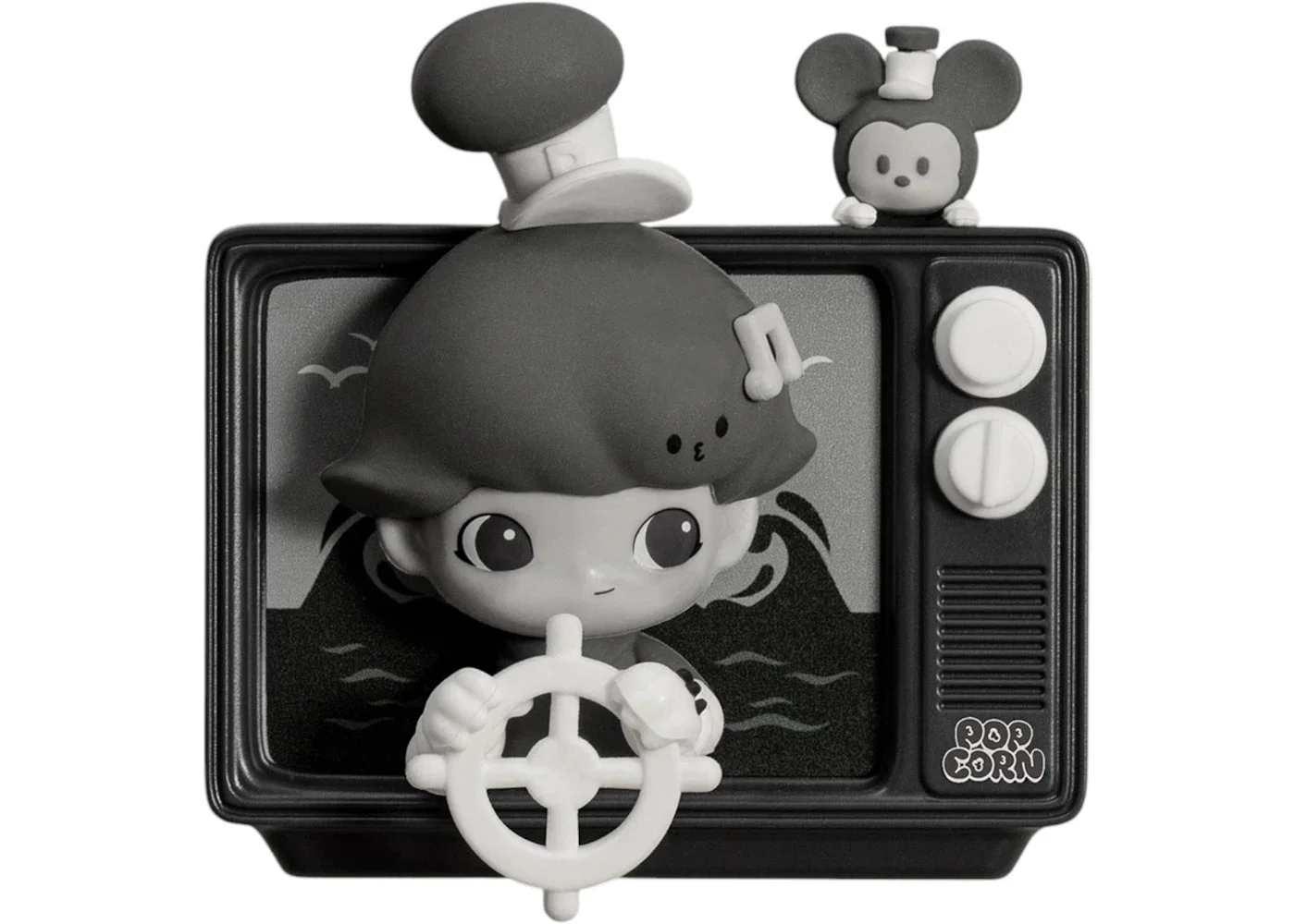 Pop Mart DIMOO World x Disney Series The Captain of Steamboat Willie (Secret Edition) Fridge Magnet - 1