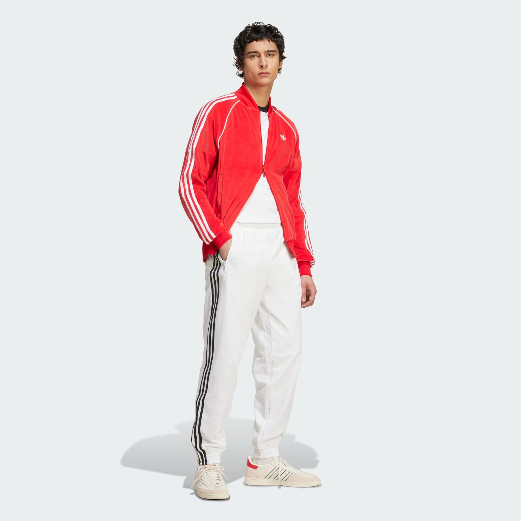 SST Adicolor Velour Track Top - 4
