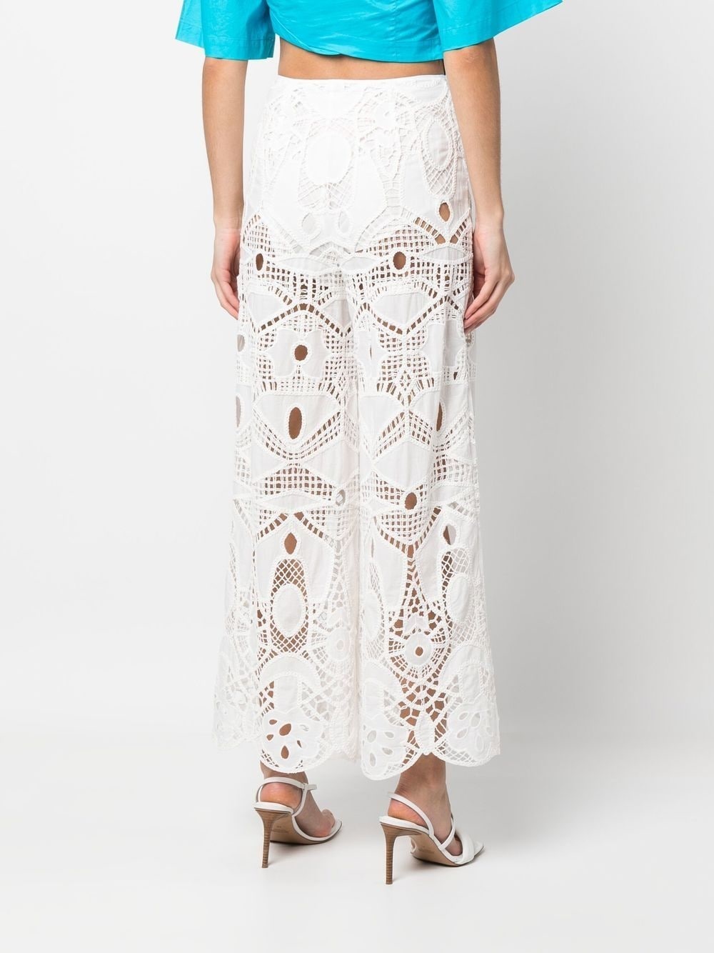 Cove embroidered trousers - 4