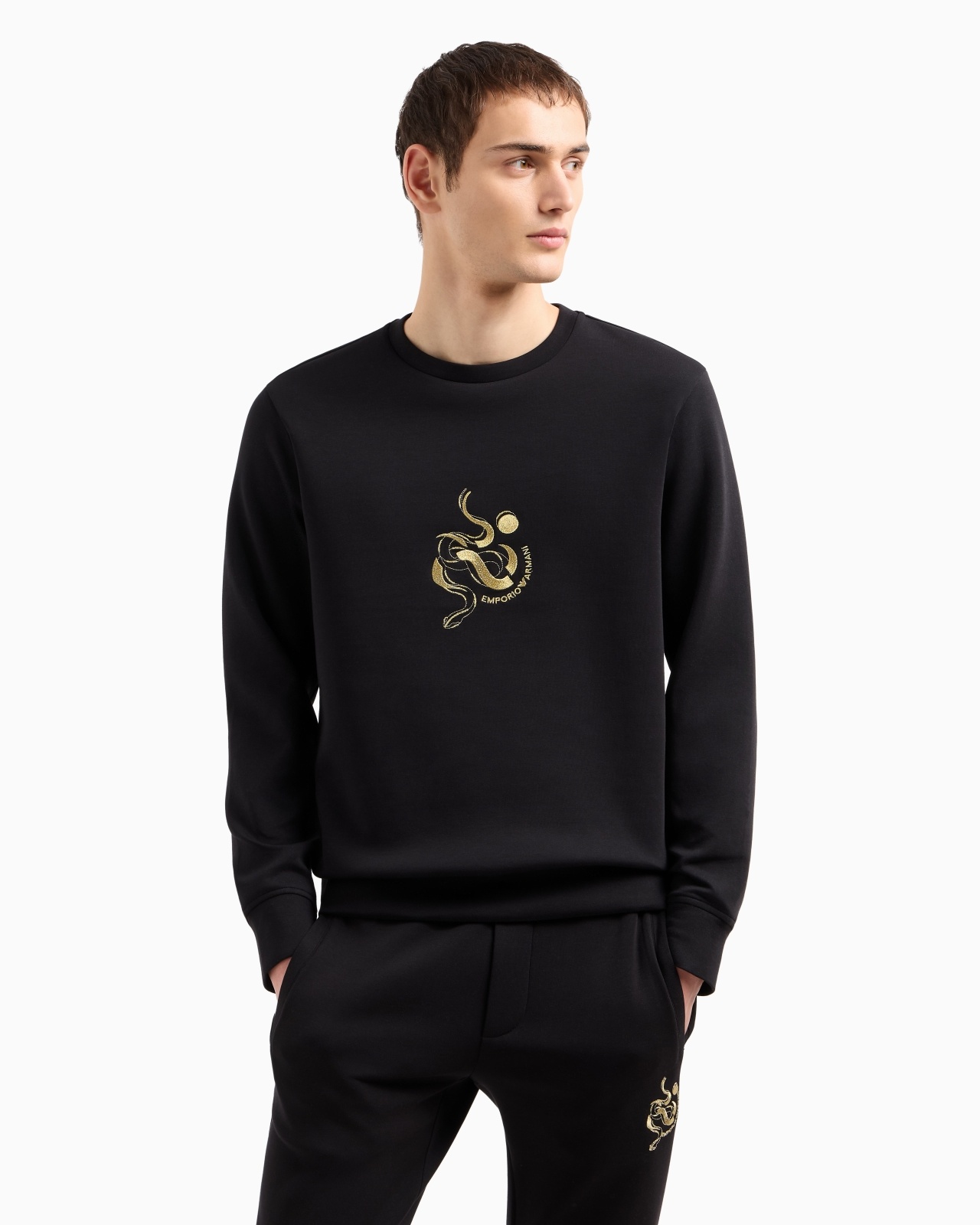 DOUBLE-JERSEY SWEATSHIRT WITH LUNAR NEW YEAR EMBROIDERY - 2