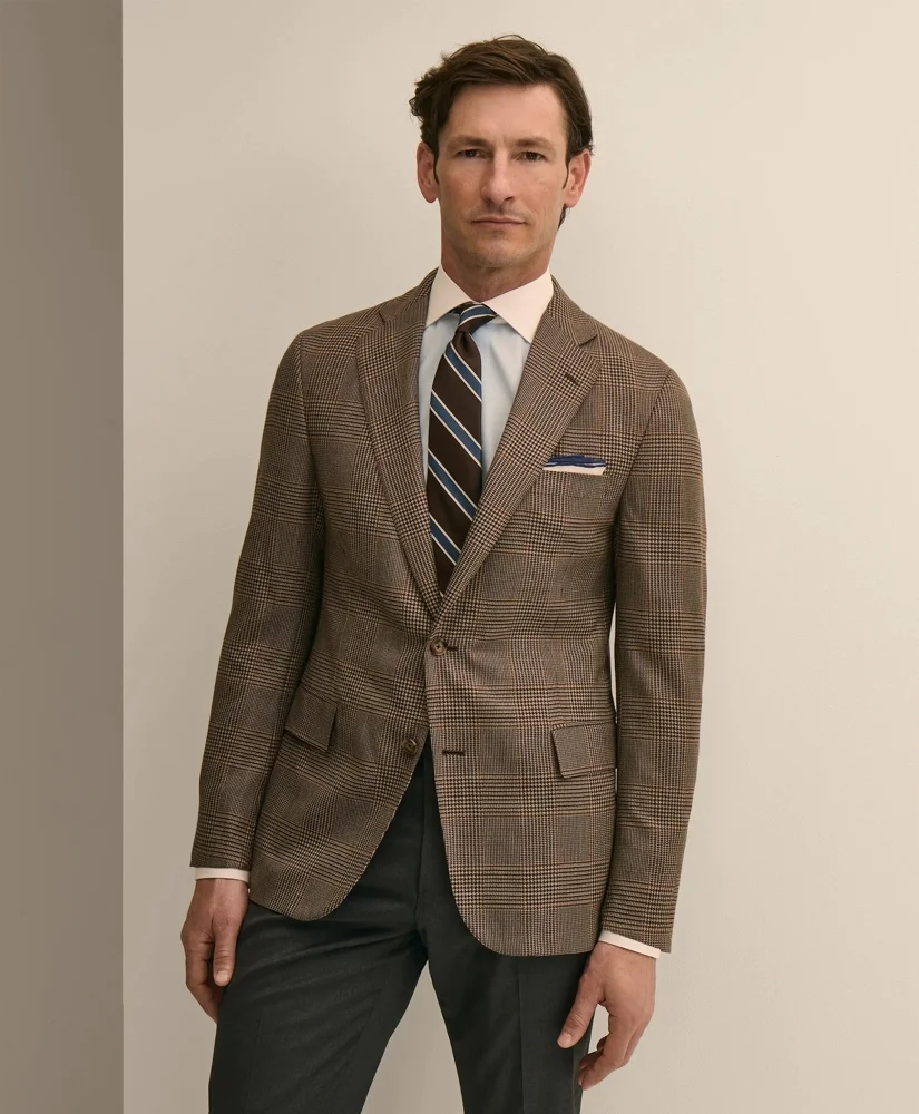 Classic Fit Wool Glen-Plaid Sport Coat - 1