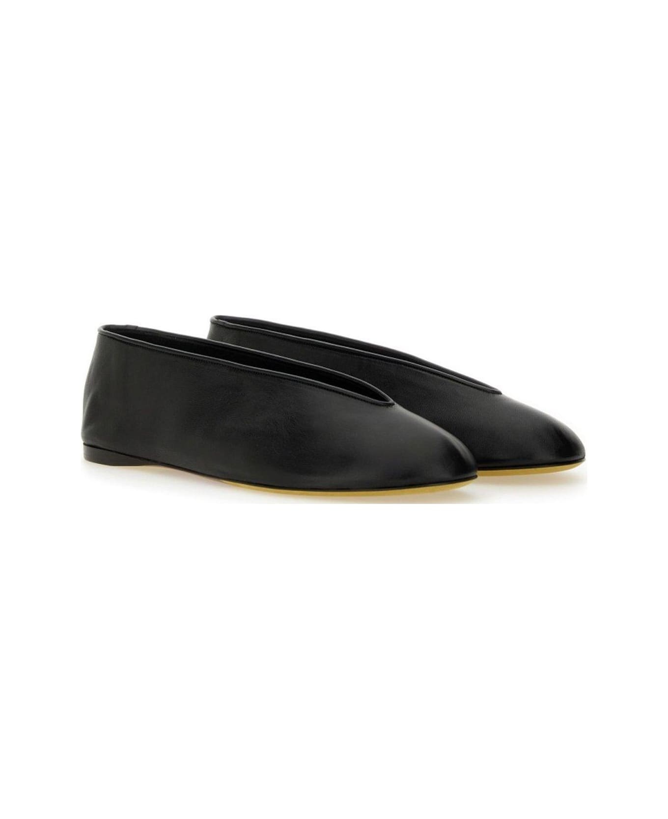 Almond Toe Ballerina Shoes - 2
