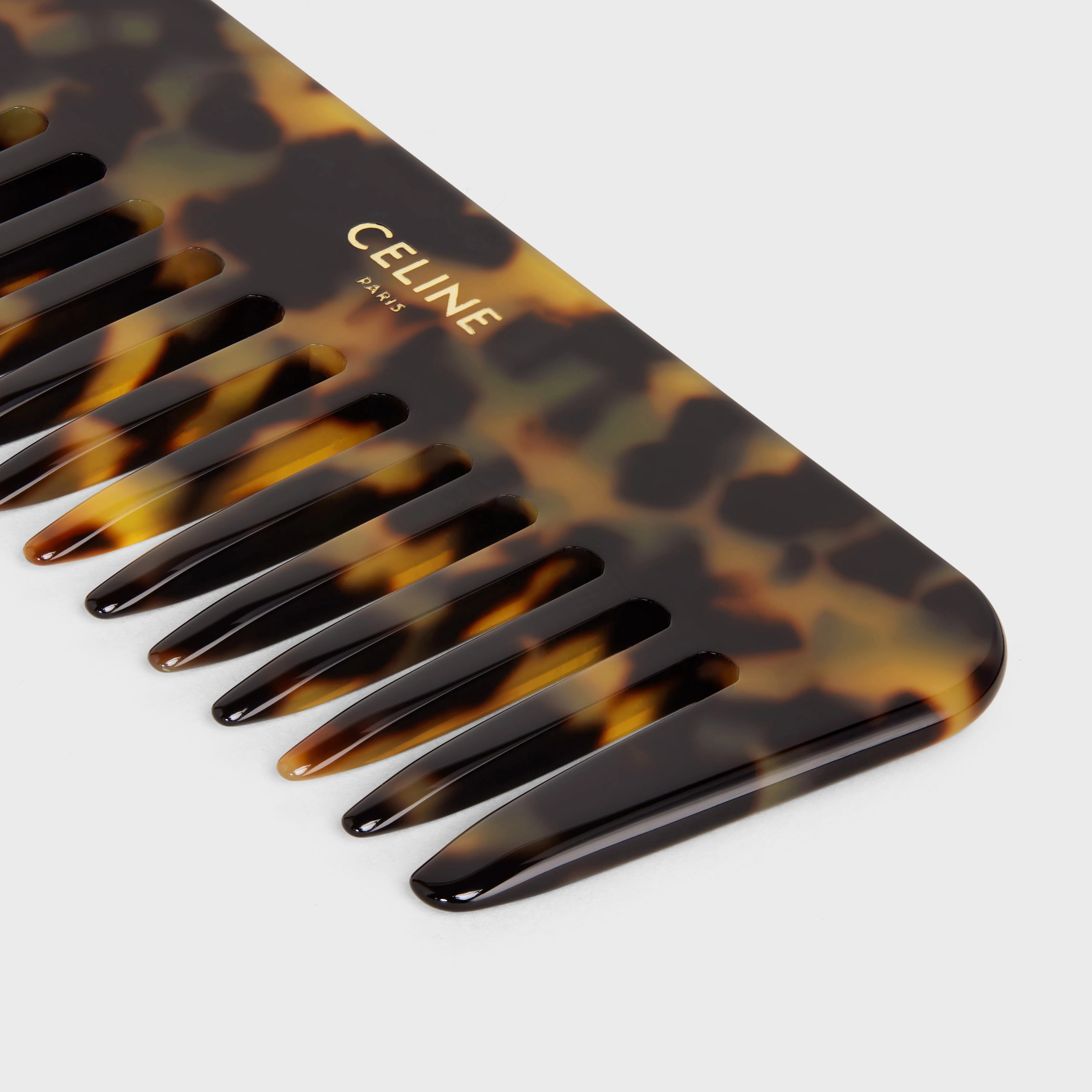 Small Hair Comb With Case in Smooth Calfskin - 4
