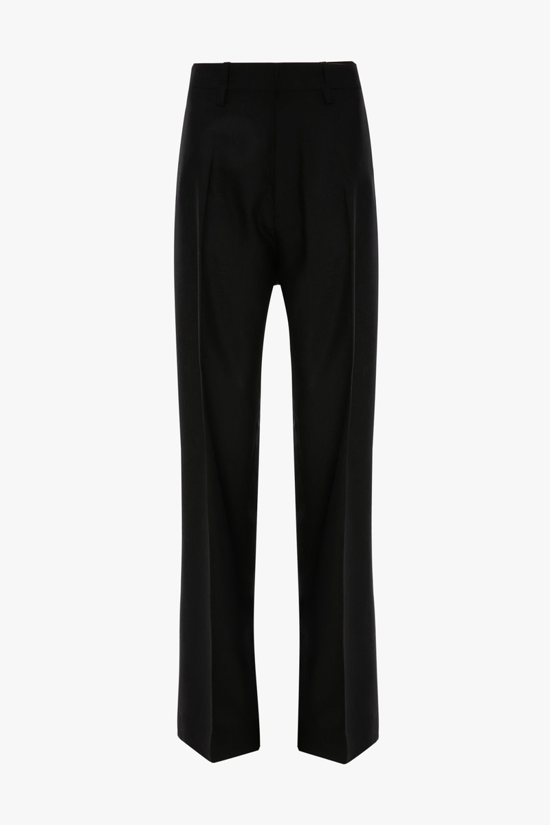 Curved Leg Trouser In Black 1