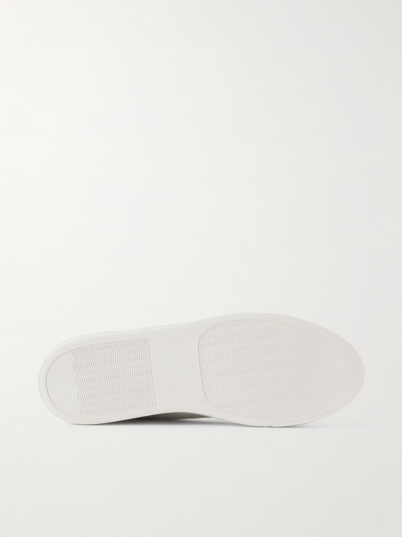 Achilles Sport Brushed-Suede Sneakers Gray - 3