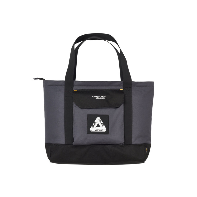 CORDURA DUCK CANVAS SHOULDER BAG CARBON / BLACK - 1
