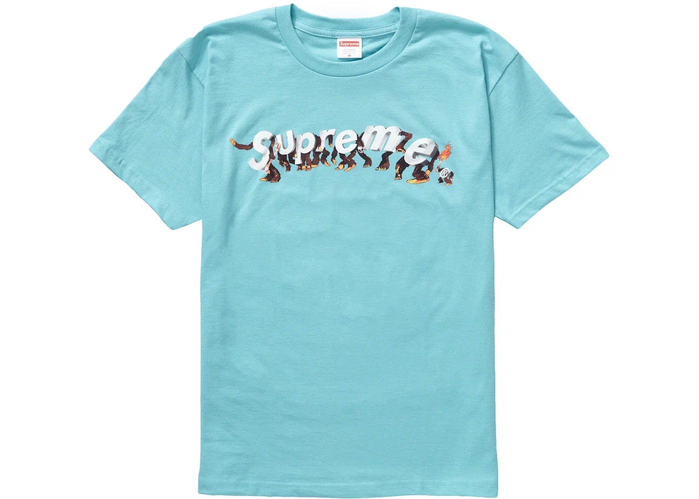 Supreme Apes Tee Light Teal - 1