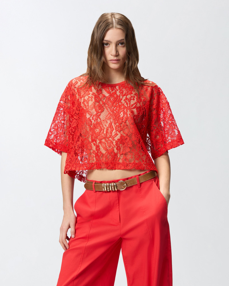 CROPPED LACE T-SHIRT 3