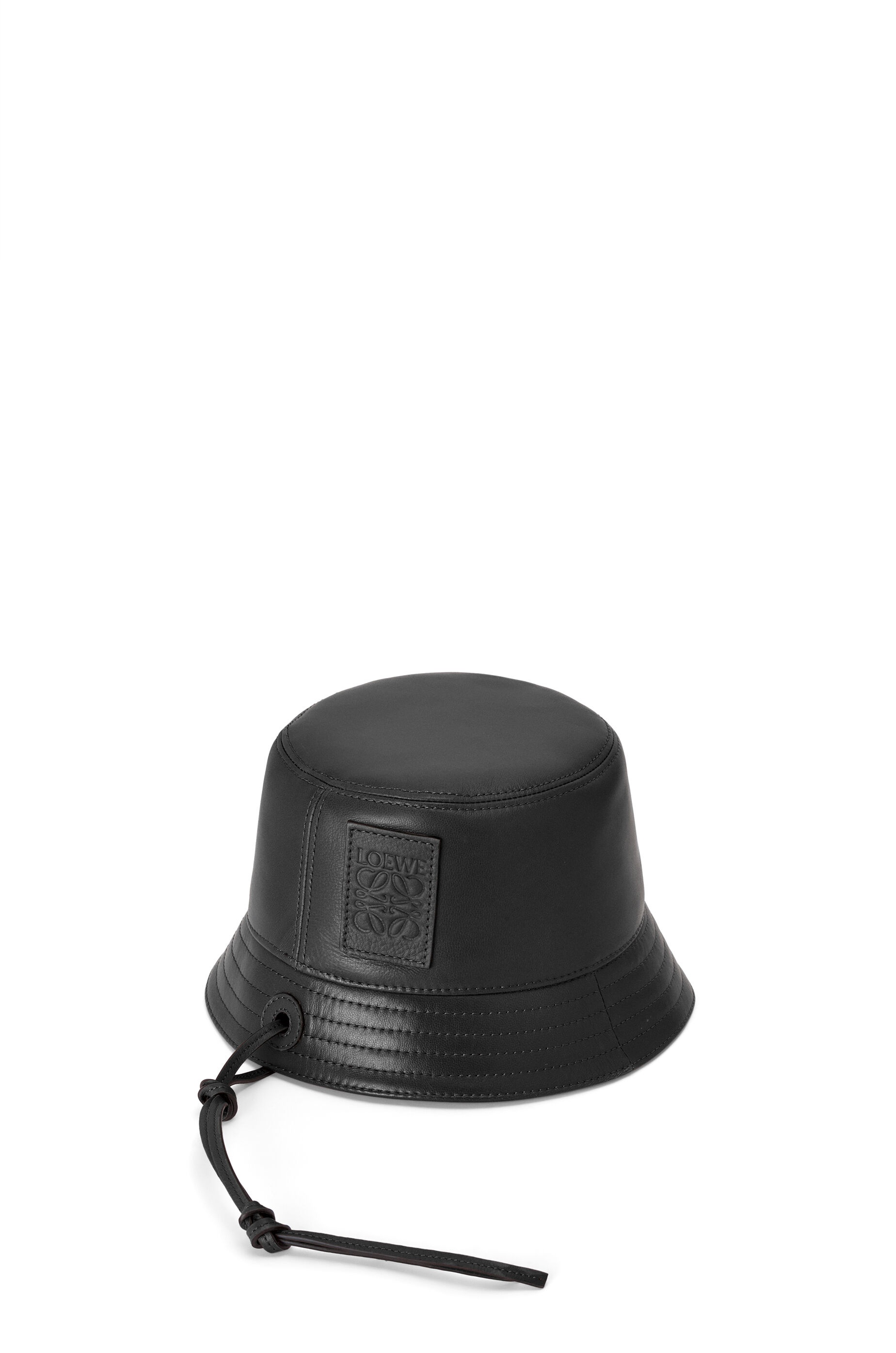 Fisherman hat in nappa calfskin