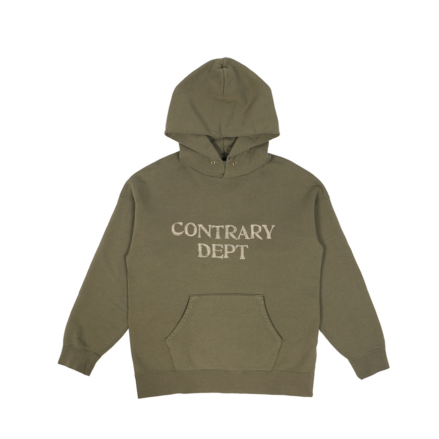 JUMBO HOODIE P.O. OLIVE - 1