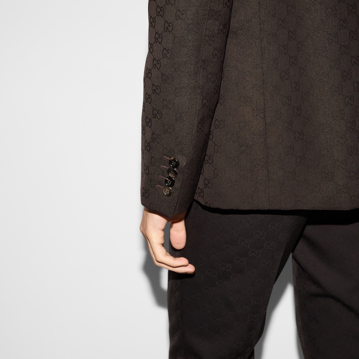 GG wool jacquard suit - 5