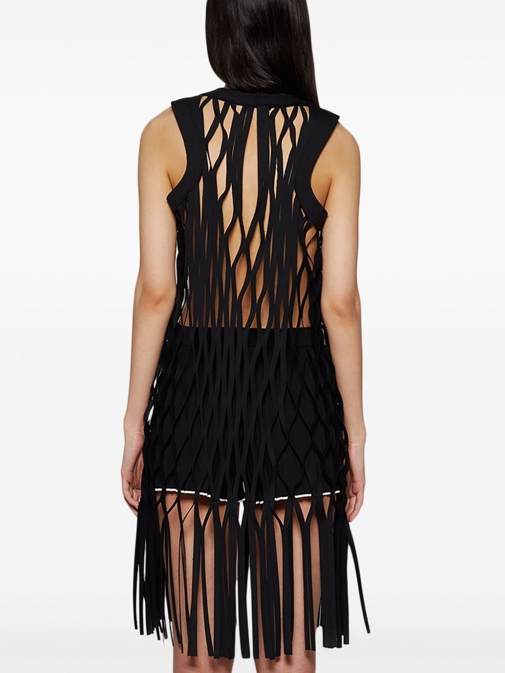 layered midi dress - 5