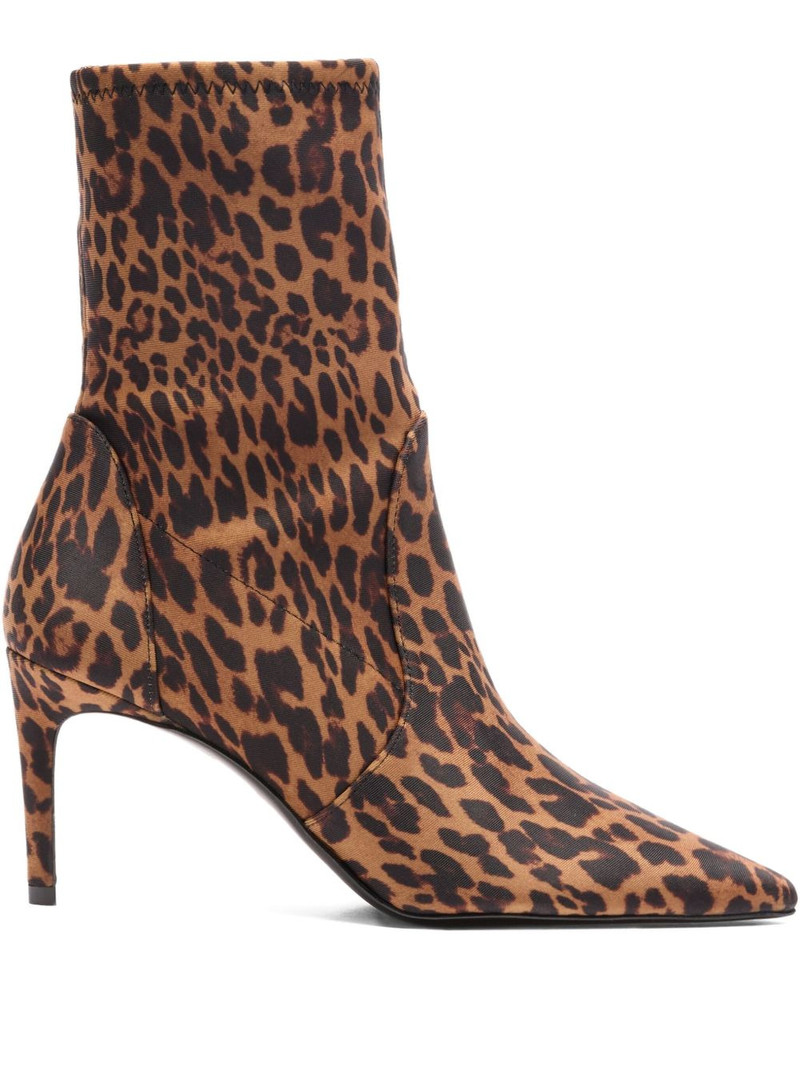 100mm Stuart Power leopard-print boots 1