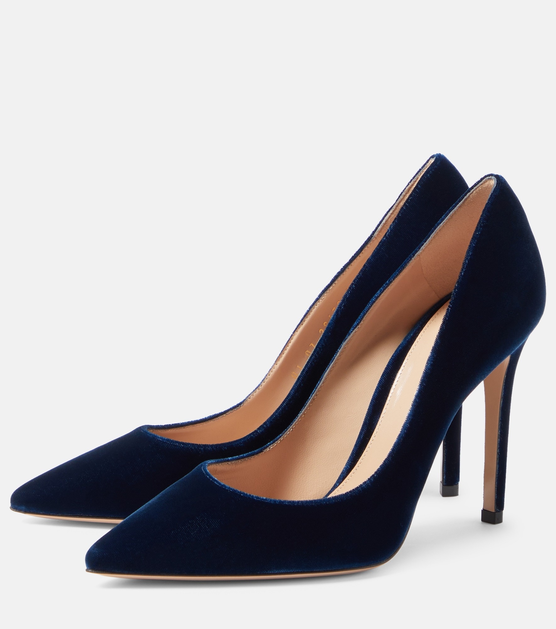 Gianvito 105 velvet pumps - 5