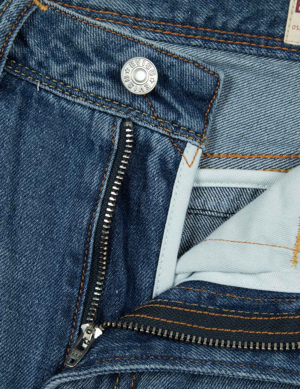 EVISU OSAKA DAICOCK PRINT RELAX FIT JEANS - 9
