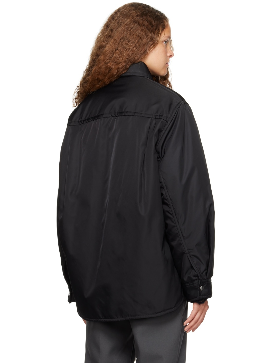 Black Cocoon Jacket - 3