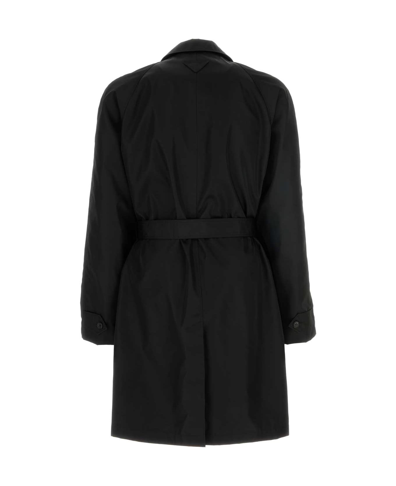 Black Re-nylon Trench Coat - 2