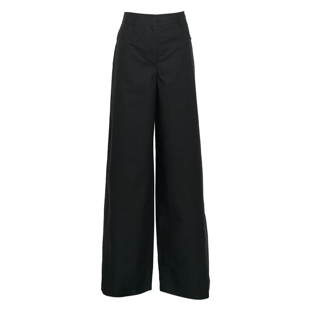 Black Wide Leg Pants - 1