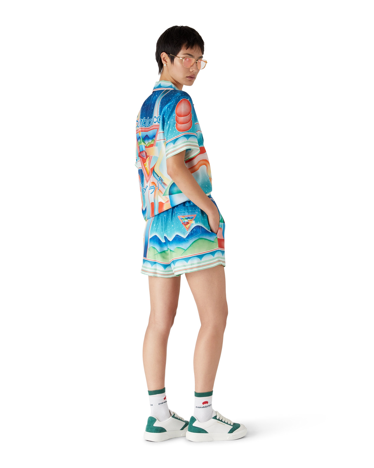 Galaxy Court Silk Shorts - 3