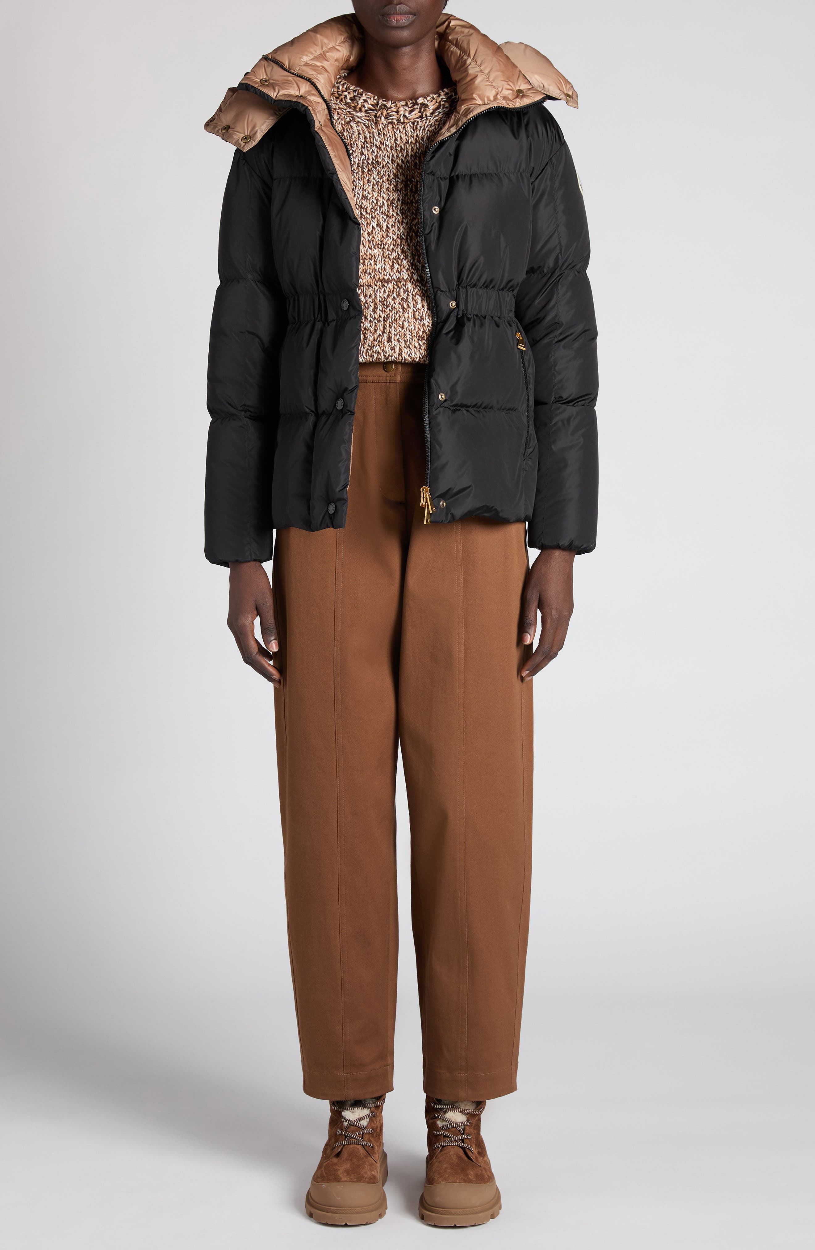Moncler Agneux Box Quilted Down Jacket in Black at Nordstrom - 2