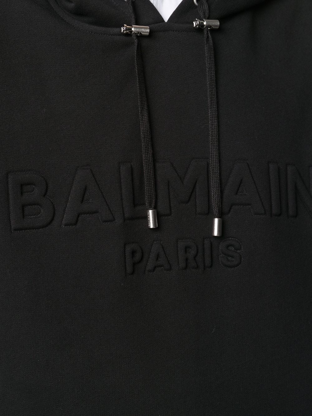 embroidered logo hoodie - 5